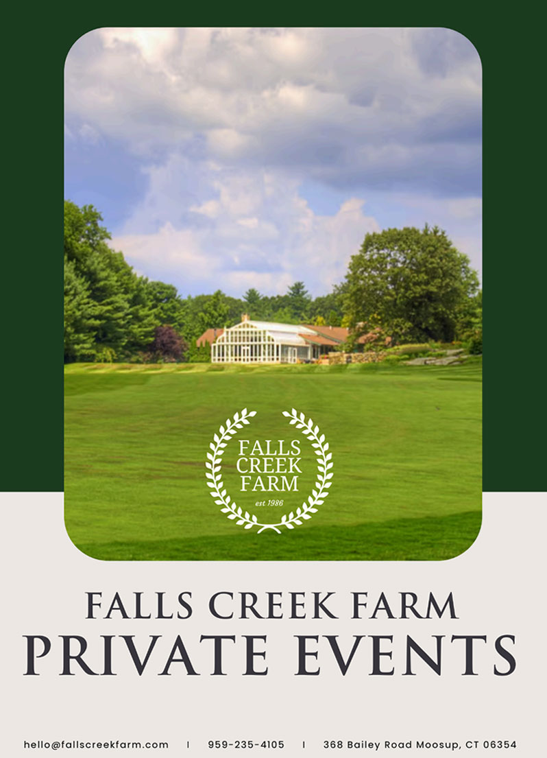 Falls Creek Farm Private Events Pricing Brochure